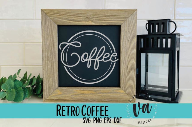 Retro Coffee SVG SVG V. Anderson Designs 