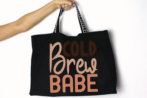 Retro Cold Brew Babe Svg SVG Creativeart88 