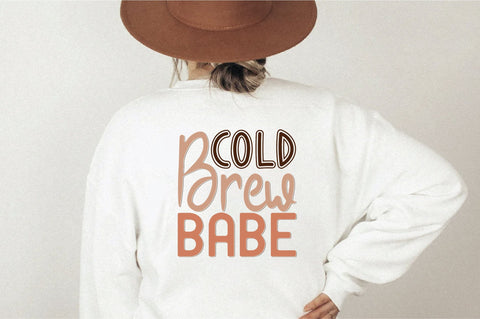 Retro Cold Brew Babe Svg SVG Creativeart88 