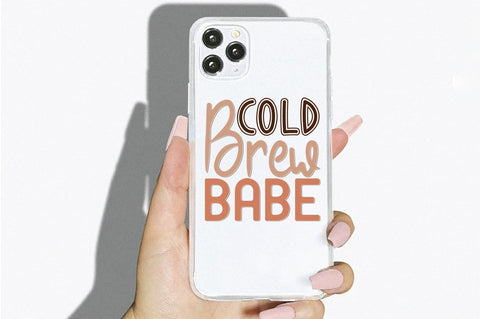 Retro Cold Brew Babe Svg SVG Creativeart88 