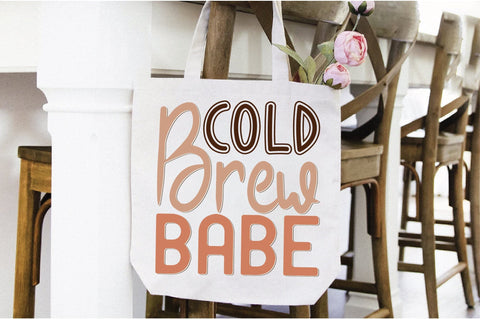 Retro Cold Brew Babe Svg SVG Creativeart88 