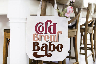 Retro Cold Brew Babe Svg Vol-1 SVG Creativeart88 
