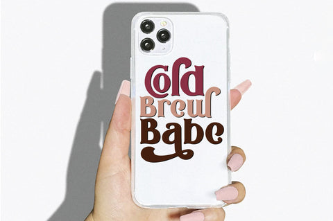 Retro Cold Brew Babe Svg Vol-1 SVG Creativeart88 