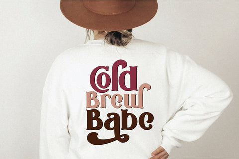 Retro Cold Brew Babe Svg Vol-1 SVG Creativeart88 