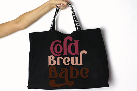 Retro Cold Brew Babe Svg Vol-1 SVG Creativeart88 