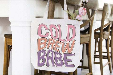 Retro Cold Brew Babe Svg Vol-2 SVG Creativeart88 