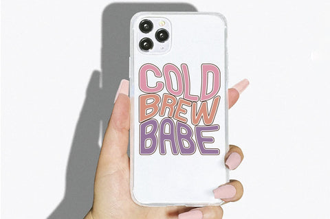 Retro Cold Brew Babe Svg Vol-2 SVG Creativeart88 