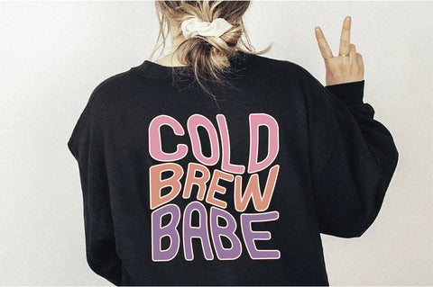 Retro Cold Brew Babe Svg Vol-2 SVG Creativeart88 