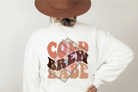 Retro Cold Brew Babe Svg Vol-3 SVG Creativeart88 