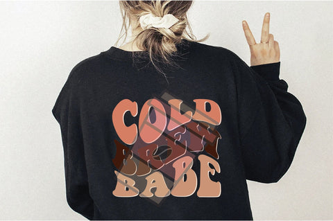 Retro Cold Brew Babe Svg Vol-3 SVG Creativeart88 