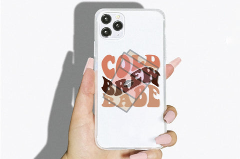 Retro Cold Brew Babe Svg Vol-3 SVG Creativeart88 