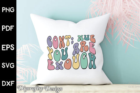 Retro Cont; Nue You Are Enough Sublimation Vol-1 Sublimation Creativeart88 
