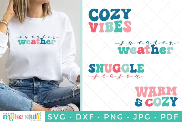 Retro Cozy SVG Bundle SVG Hey Let's Make Stuff 