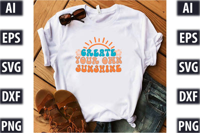Retro create your own sunshine Svg SVG SVGista 