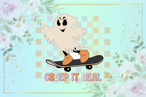 Retro Creep it Real Sublimation Sublimation Creativeart88 