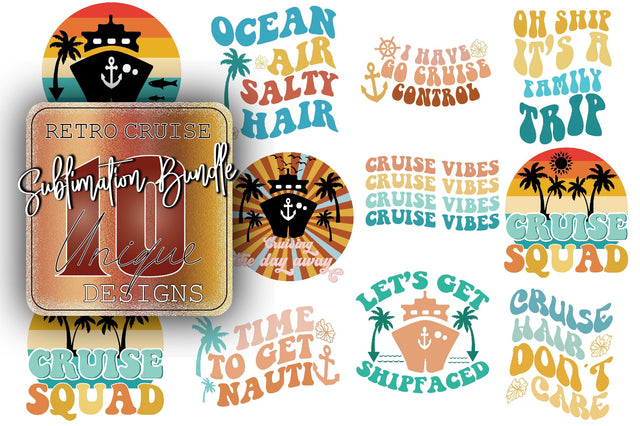 Retro Cruise Sublimation Bundle Sublimation Creativeart88 