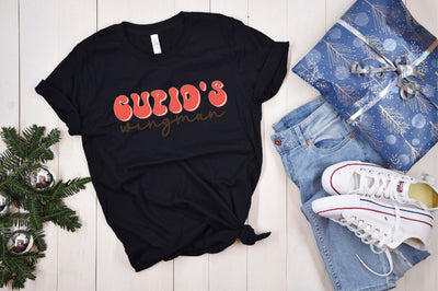 Retro Cupid's Wingman Design SVG SVGista 