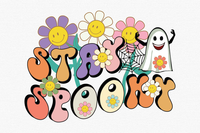 Retro Cute Halloween PNG Sublimation SVG designartist 