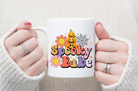 Retro Cute Halloween PNG Sublimation SVG designartist 