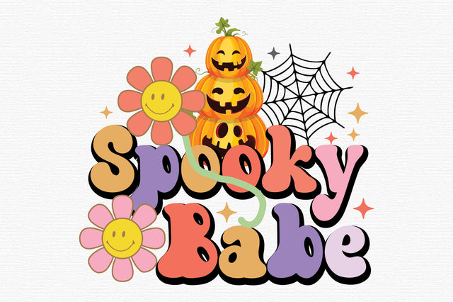 Retro Cute Halloween PNG Sublimation SVG designartist 