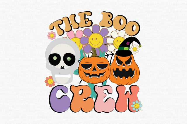 Retro Cute Halloween PNG Sublimation SVG designartist 