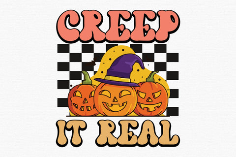Retro Cute Halloween PNG Sublimation SVG designartist 