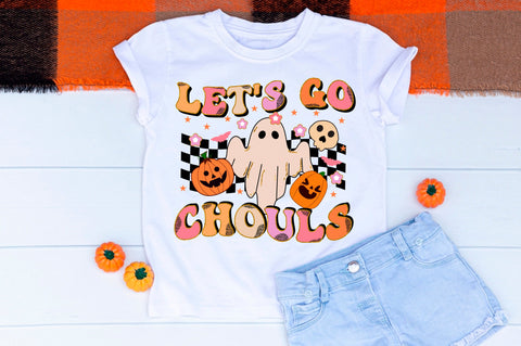 Retro Cute Halloween Sublimation Bundle, Fall PNG SVG Shetara Begum 