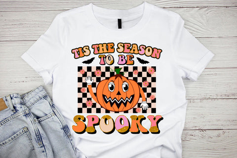 Retro Cute Halloween Sublimation Bundle, Fall PNG SVG Shetara Begum 