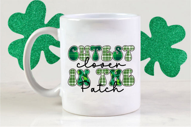 Retro cutest clover in the patch Sublimation Sublimation SVGista 