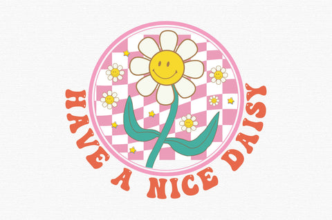 Retro Daisy PNG Sublimation SVG designartist 