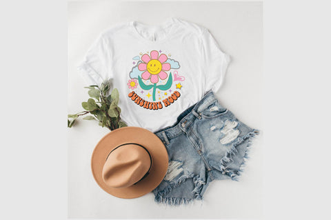 Retro Daisy PNG Sublimation SVG designartist 