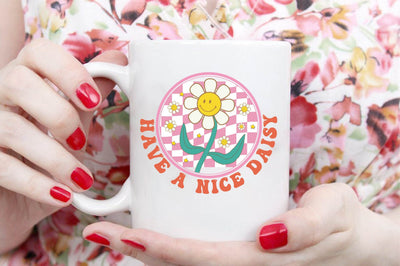 Retro Daisy PNG Sublimation SVG designartist 