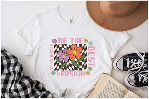 Retro Daisy Quote PNG Sublimation Bundle Sublimation Jagonath Roy 