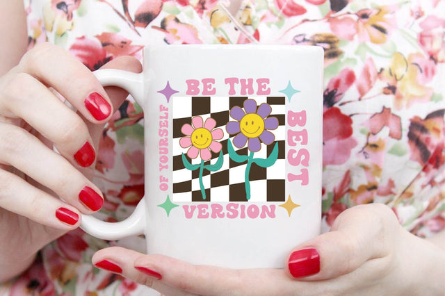 Retro Daisy Quote PNG Sublimation SVG designartist 