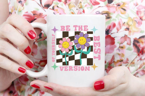 Retro Daisy Quote PNG Sublimation SVG designartist 