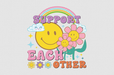 Retro Daisy Quote PNG Sublimation SVG designartist 