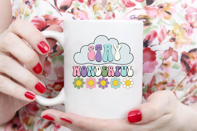 Retro Daisy Quote PNG Sublimation SVG designartist 