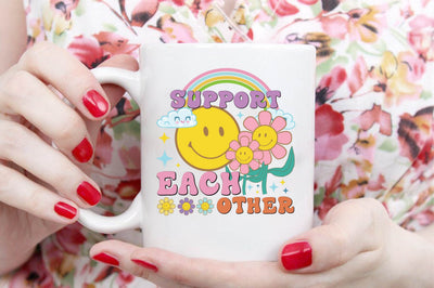Retro Daisy Quote PNG Sublimation SVG designartist 
