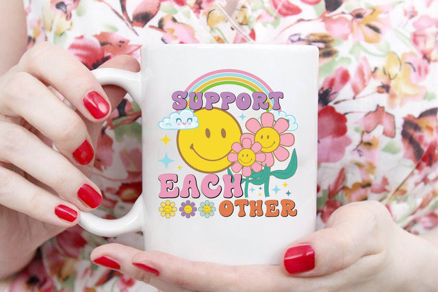 Retro Daisy Quote PNG Sublimation SVG designartist 