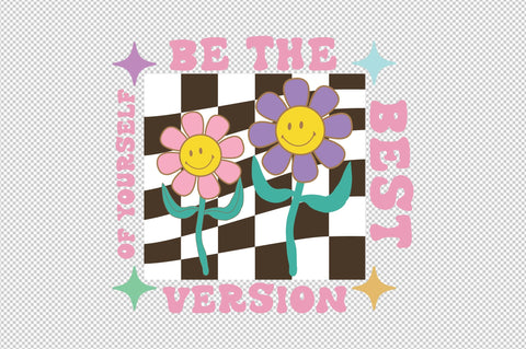 Retro Daisy Quote PNG Sublimation SVG designartist 