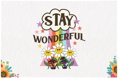 Retro Daisy Quote Sublimation Sublimation Jagonath Roy 