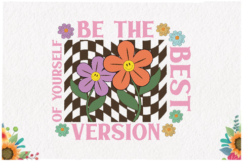 Retro Daisy Quote Sublimation Sublimation Jagonath Roy 