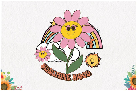 Retro Daisy Sublimation Sublimation Jagonath Roy 