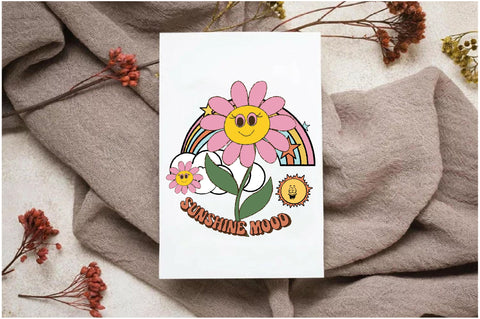 Retro Daisy Sublimation Sublimation Jagonath Roy 