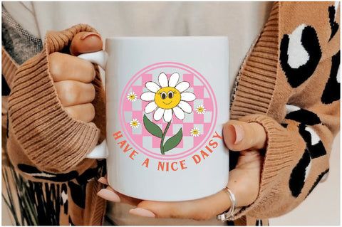 Retro Daisy Sublimation Sublimation Jagonath Roy 