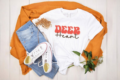 Retro Deer Heart SVG SVG SVGista 