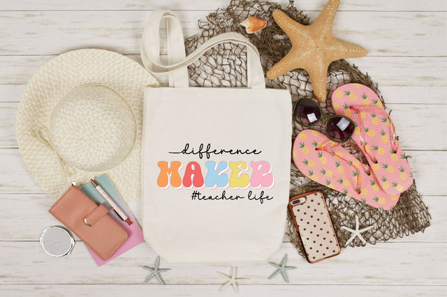 Retro Difference maker #teacher life SVG SVGista 