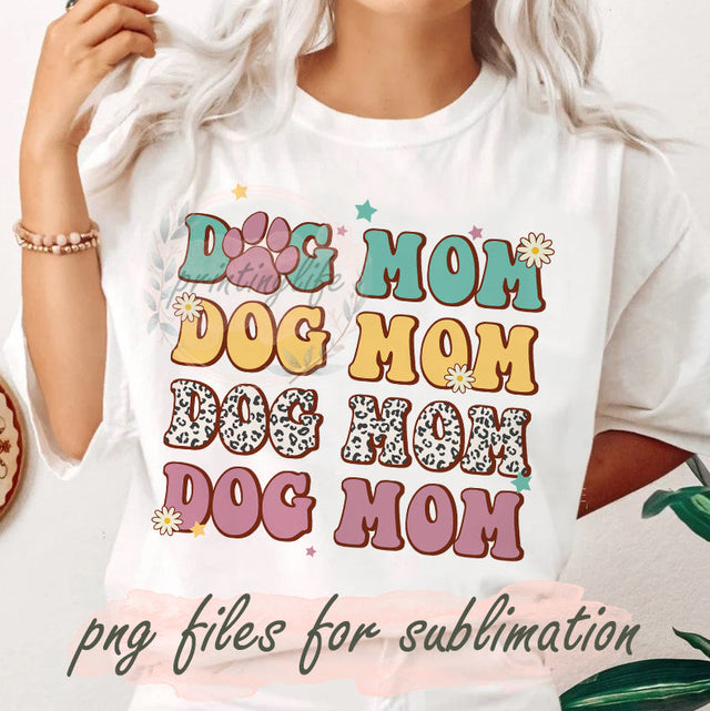 Retro Dog png sublimation designs downloads, Dog Mom Sublimation Download, sublimation design for dog moms and dog lovers Sublimation PrintingLife 