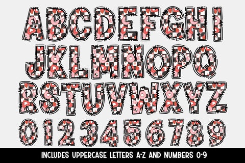 Baseball Alphabet Letters PNG Bundle
