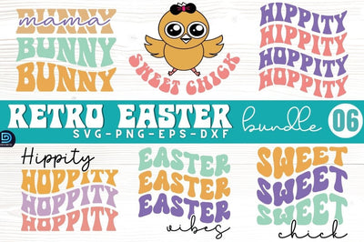 Retro Easter SVG Bundle, Easter Svg Bundle SVG DESIGNISTIC 